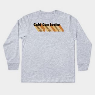 Cafe Con Leche Kids Long Sleeve T-Shirt